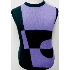 V-Neck Sleeveless Knitted Vest (5A)